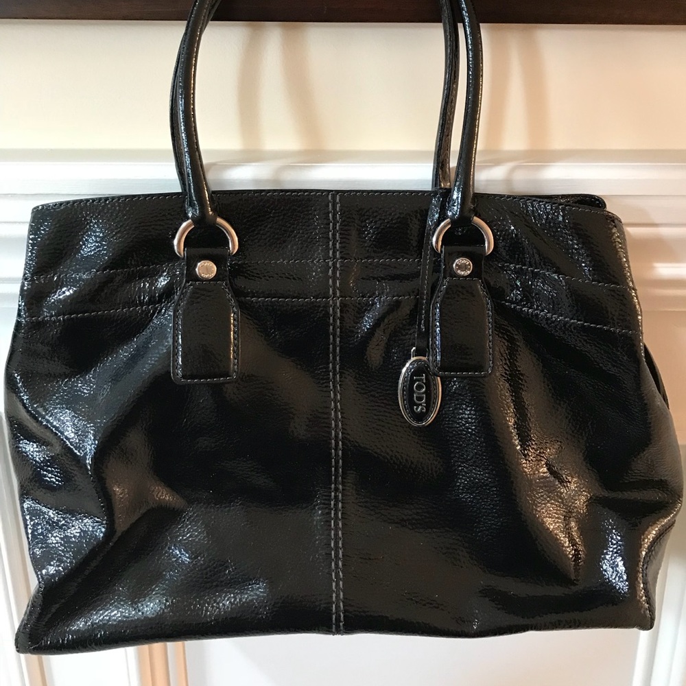 Tod’s Black patent Leather bag